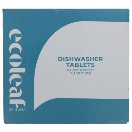 Ecoleaf Dishwasher Tablets All-In-One Citrus Scented - 70 Tabletsx5 - Aytac Foods Wholesale