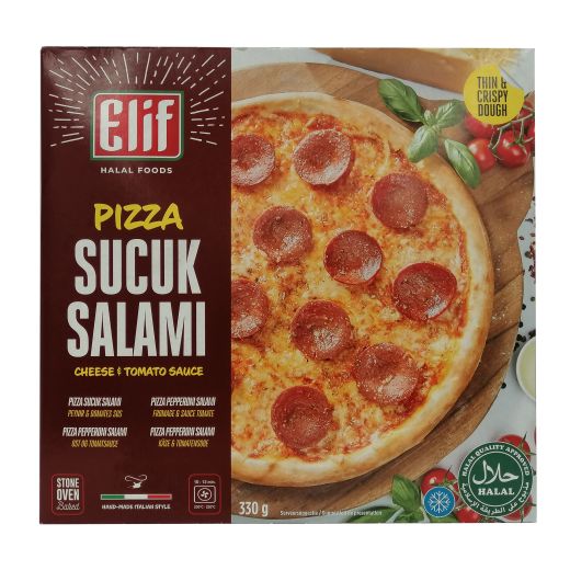 Elif Pizza With Sucuk Halal 330Gx11 - Aytac Foods Wholesale