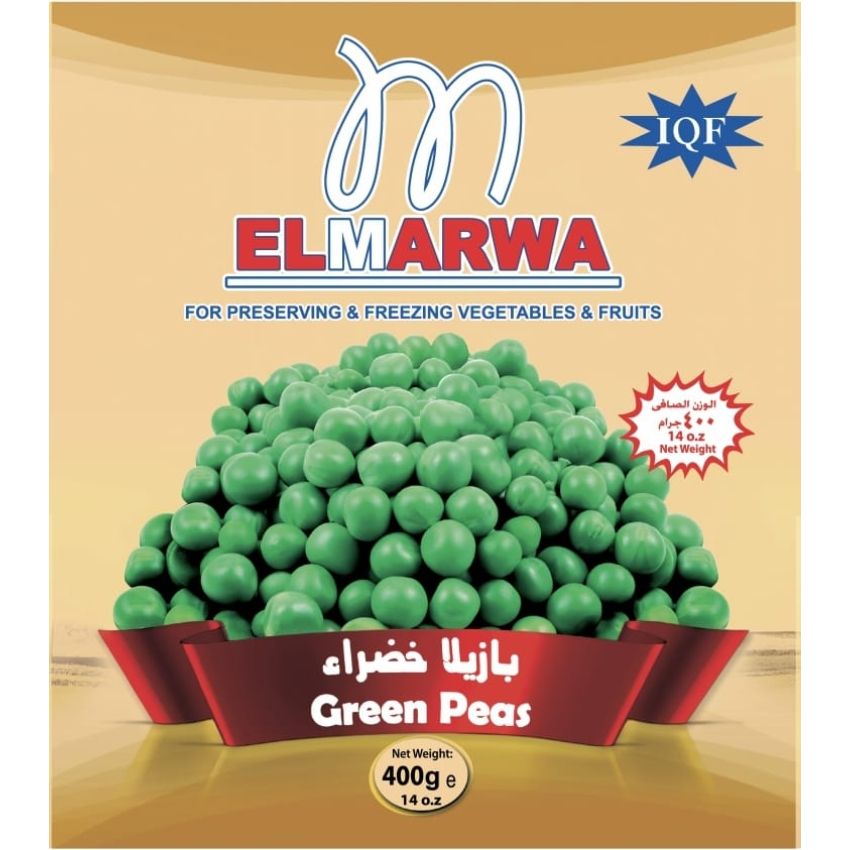 Elmarwa Green Peas 400Gx20 - Aytac Foods Wholesale