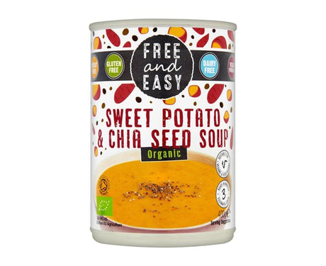 Free And Easy Organic Sweet Potato & Chia Seeds Soup 400Gx6 - Aytac Foods Wholesale