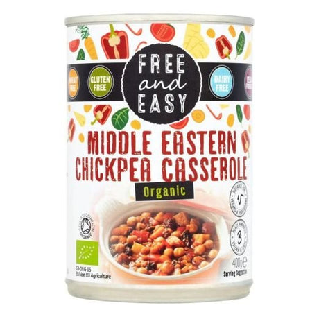 Free & Easy Middle Eastern Chickpea Casserole- 400Grx6 - Aytac Foods Wholesale
