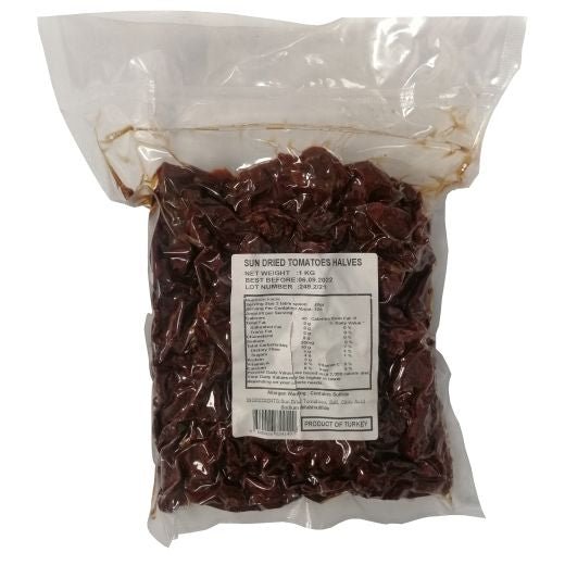 Galen Sun Dried Tomato In Vacuum Bag Halves 1000Gx10 - Aytac Foods Wholesale