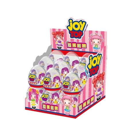 Joytop Girls Crystal Egg Lollipop With Surprise Toy 11 Gx6 - Aytac Foods Wholesale
