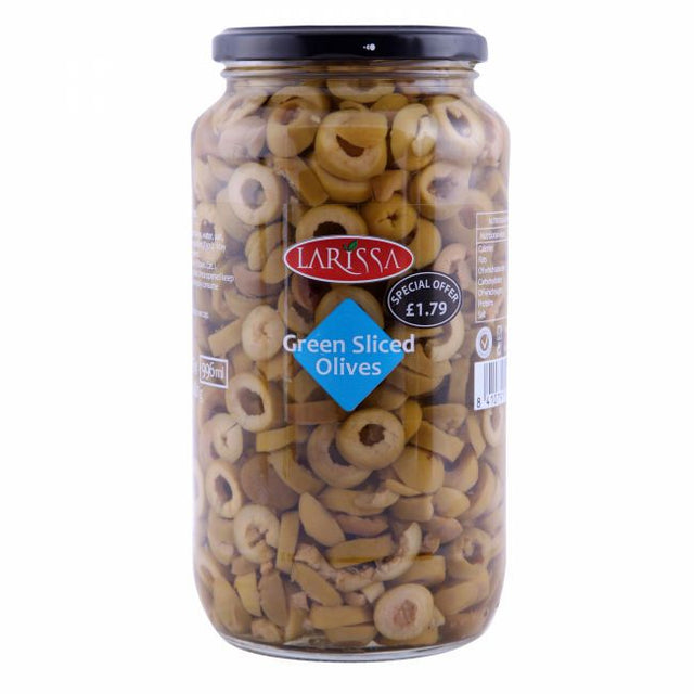 Larissa Green Sliced Olives 935Gx6 - Aytac Foods Wholesale
