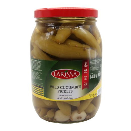 Larissa Pickles Gherkins Wild / Acur No:00  1500CCx6 - Aytac Foods Wholesale