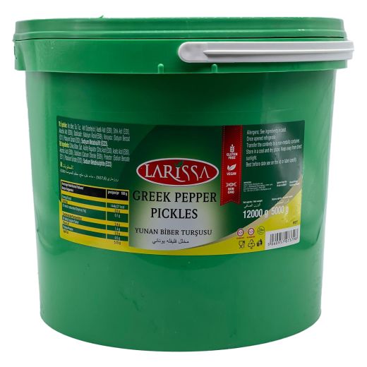 Larissa Pickles Greek Peppers / Yunan Biber 13500CCx1 - Aytac Foods Wholesale