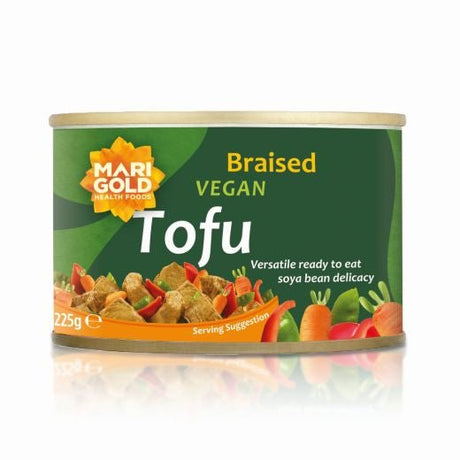 Marigold Braised Tofu In Cans - 225Grx12 - Aytac Foods Wholesale