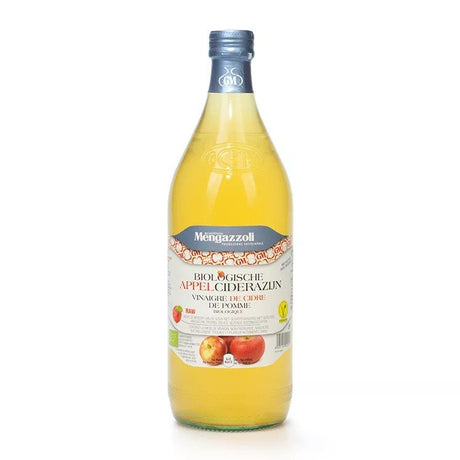 Mengazzoli Organic Apple Vinegar With Mother 1000mlx12 - Aytac Foods Wholesale