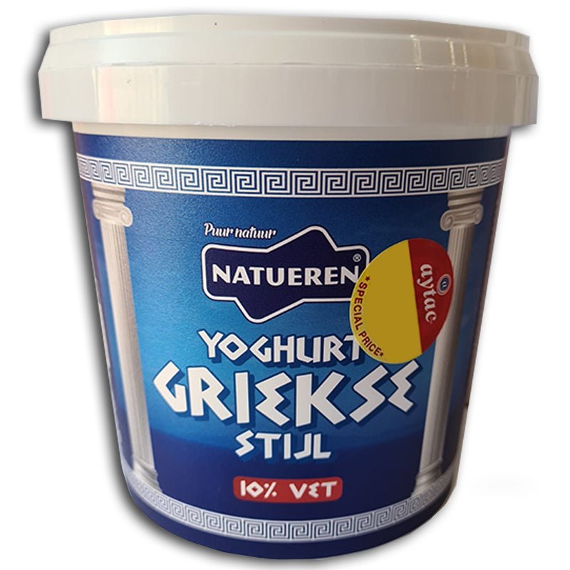 Natueren Greek Style Yoghurt 10% 1KGx1 - Aytac Foods Wholesale