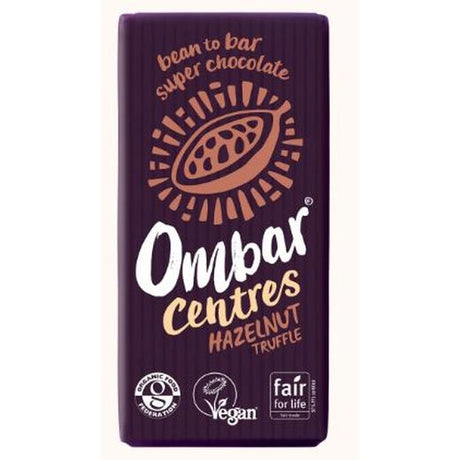 Ombar Hazelnut Truffle Bar - 35Grx10 - Aytac Foods Wholesale