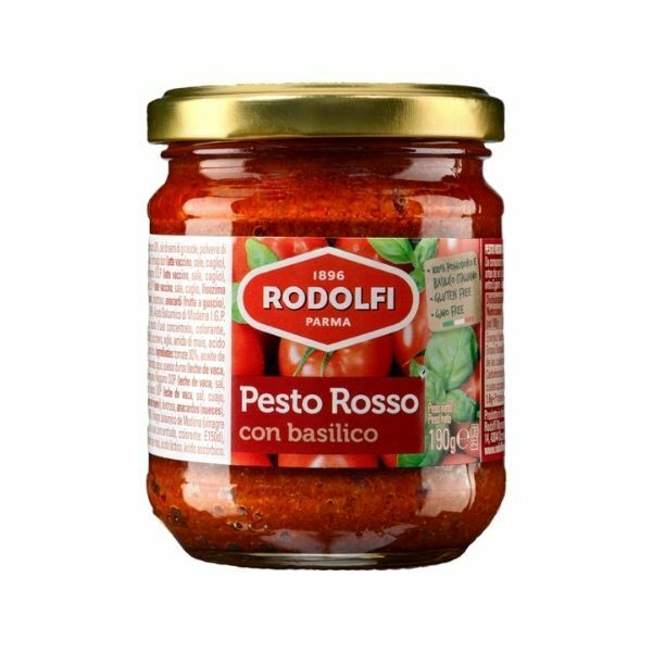 Rodolfi Red Pesto 190Gx12 - Aytac Foods Wholesale