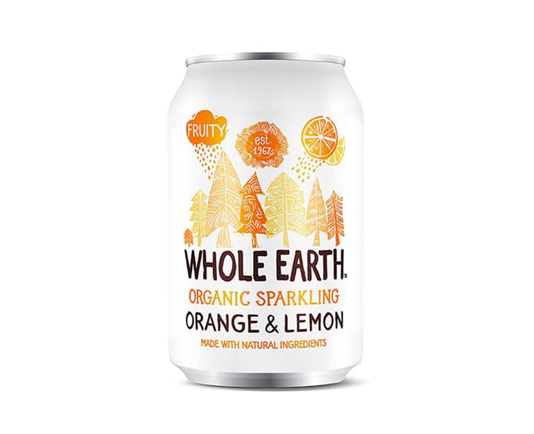 Whole Earth Sparkling Orange & Lemon Drink 330ml
